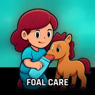 Foal Care - Pony Dressup game