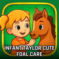 Infant Taylor Cute Foal Care - Pony Dressup game